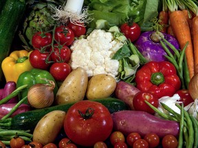 Fresh fruits and vegetables. (Getty Images)