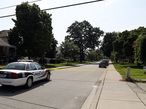 A Windsor police cruiser in the 1200 block of Moy Avenue on Aug. 22, 2014. (Tyler Brownbridge / The Windsor Star)
