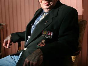 2007 portrait of Essex Scottish -Dieppe veteran Howard Large. (Francis Vachon/ Windsor Star)