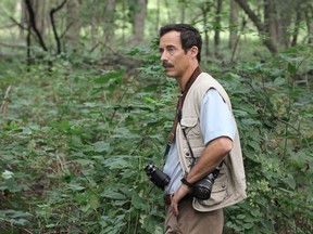 Tom Cavanagh stars in the film The Birder. A mild mannered birder (Cavanagh) seeks revenge on a younger rival, after losing the highly coveted head of ornithology position at the National Park.