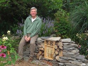 Mark Cullen says an insect hotel can be as simple or as complex as you want. The key is to use natural materials and to arrange it in such a manner that insects will find it attractive enough to move in. (Courtesy of Mark Cullen)