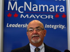 Tecumseh Mayor Gary McNamara during the election on September 3, 2014.  (NICK BRANCACCIO/The Windsor Star)
