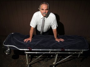 Well-known Windsor body removal technician and local paramedic, Ed Mostoway on July 3, 2014, reflects on his decades of public service dealing with the injured and the deceased.  (NICK BRANCACCIO/The Windsor Star)