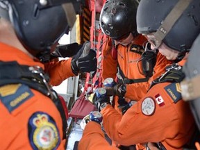 Search and rescue technicians take part in a jump camp held in Greenwood, Nova Scotia on September 10, 2014. Photos courtesy of Combat Camera.
