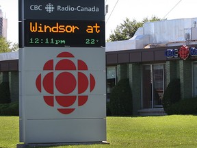 The CBC building on Riverside Drive and Crawford Avenue is seen on Monday, Sept. 8, 2014. (Nick Brancaccio/The Windsor Star)