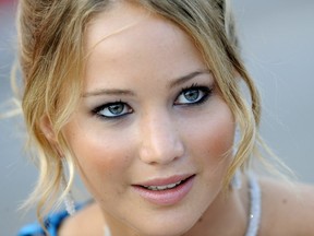 Jennifer Lawrence poses before a screening of a movie on August 29, 2008.  (Getty Images files)