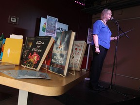 In this file photo, Sarah Jarvis spoke during the media launch for the 2014 Windsor BookFest in the Windsor Star News Cafe on Wednesday, Sept. 10, 2014.                 (TYLER BROWNBRIDGE/The Windsor Star)