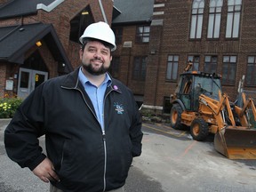 Ron Dunn, director of development and community relations at the Downtown Mission, announced today, Monday, Sept. 15, 2014, renovations totalling just under $1 million for the aging building.  Renovations include a new elevator, a reception area, a new boiler systerm, and exterior brick work among other repairs.  (DAX MELMER/The Windsor Star)