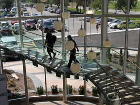 The main atrium of the new St. Clair College SportsPlex in Windsor, Ontario on September 4, 2014. (JASON KRYK/The Windsor Star)