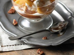 Hot apple sundae (Courtesy of Foodland Ontario)