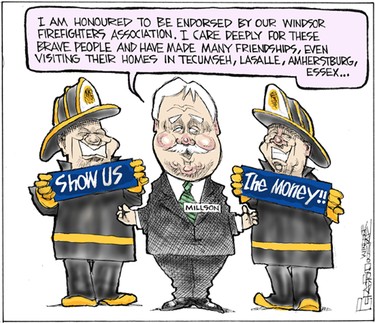 Mike Graston's Colour Cartoon For Saturday, October 11, 2014