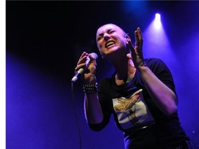 Sinead O'Connor performs at the Highline Ballroom on February 23, 2012 in New York City. ( Jason Kempin/Postmedia News)