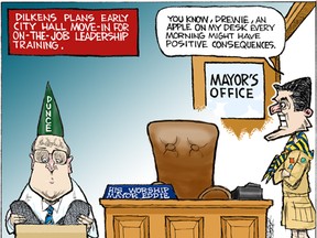 Mike Graston's Colour Cartoon For Friday, October 31, 2014