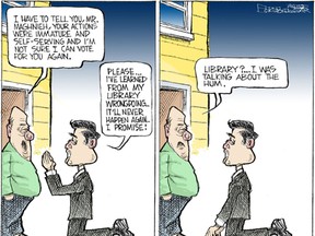 Mike Graston's Colour Cartoon For Saturday, Oct. 18, 2014