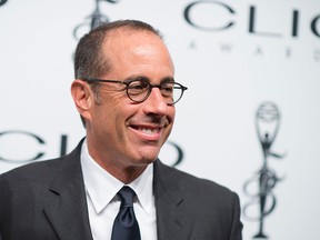 Jerry Seinfeld  arrives at 55th Annual CLIO Awards at Cipriani Wall Street on October 1, 2014 in New York City.  (Photo by Dave Kotinsky/Getty Images)