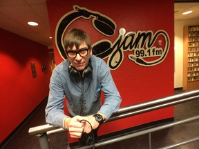 CJAM 99.1 FM program director Vernon Smith at the station's offices on the University of Windsor campus in April 2014. (Jason Kryk / The Windsor Star)