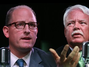 Windsor mayoral candidates Drew Dilkens and John Millson. (The Windsor Star)