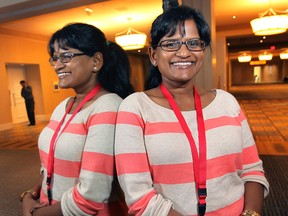 Dr. Jeya Nadarajah is shown Friday, Oct. 17, 2014, at the City of Roses Emergency Medicine Conference at Caesars Windsor.  (DAN JANISSE/The Windsor Star)