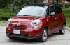 The Fiat 500L test driven by auto reporter Grace Macaluso is shown at Willistead Park. (TYLER BROWNBRIDGE/The Windsor Star)