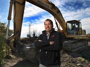 Dave Hammond, plant manager of TRW, is shown Oct. 9, 2014, near Hawthorne Drive in Windsor, where the company is breaking ground on a new and bigger factory. The company builds suspensions for Chrysler's Windsor Assembly Plant. (DAN JANISSE/The Windsor Star)