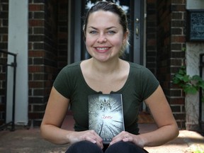 Windsor native, Ainslie Hogarth, 29, just released her first novel, The Lonely.   (DAX MELMER/The Windsor Star)