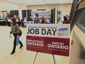 Windsor-Essex Annual Job Day held at the WFCU Centre in Windsor, Ontario on October 16, 2014.
