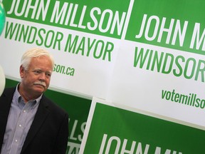 In this file photo, John Millson is at his campaign offices on Sept. 27, 2014. (Dax Melmer / The Windsor Star)
