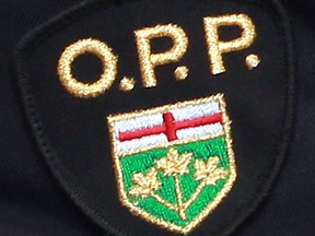 A file image of the badge of Ontario Provincial Police (OPP). (The Windsor Star)