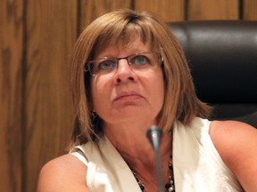 In this file photo, Greater Essex County District School Board trustee Connie Buckler is shown during a board meeting Tuesday, June 3, 2014. (DAN JANISSE/The Windsor Star)