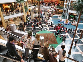 Shoppers brave the crowds as they hunt for bargains on black Friday at the Somerset Collection in Troy, Michigan on Friday, November 26, 2010. Black Friday is traditionally the biggest shopping day of the year with many retailers offering steep discounts to kick-off the holiday shopping season.       (TYLER BROWNBRIDGE / The Windsor Star)