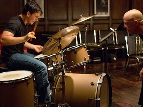 A scene from the film Whiplash, which tells the story of a drummer driven almost to insanity by his fanatical music teacher. This film was part of the WIFF 2014 lineup. It won both the jury prize and audience award at the Sundance Film Festival.