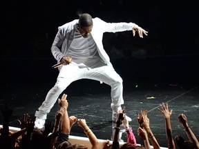 Usher performs Nov. 4 at the Palace of Auburn Hills. (ROBYN BECK / AFP / Getty Images)