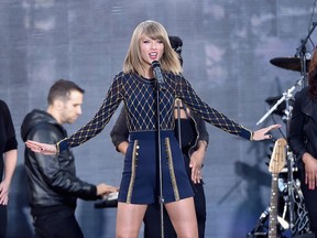 Taylor Swift Performs On ABC's "Good Morning America" at Times Square on October 30, 2014 in New York City.  (Photo by Jamie McCarthy/Getty Images)