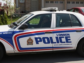A London police cruiser is pictured in this file photo. (DAVE CHIDLEY/The Canadian Press)