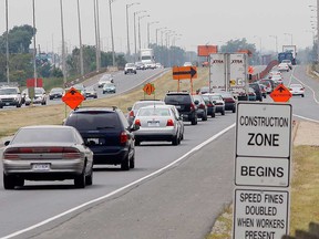 Files: More construction to E.C. Row Expressway is coming next April. (Windsor Star files)