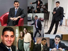From drab to fab: A collage of images of Eddie Francis from his time as a city councillor in 2000 to the end of his Windsor mayoral tenure in 2014. (The Windsor Star)