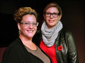 Files: Local Ford workers Jessica John, left,  and Heather MacDonald are starting a petition to get Ford to invest in Windsor. (DAN JANISSE/The Windsor Star)