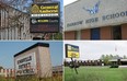 Four local high schools are being recommended for  accommodation reviews. They are General Amherst High School, left, Harrow District and Kingsville District High Schools and Western Secondary School.