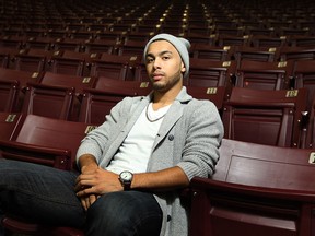 Former Windsor Spitfires forward Josh Ho-Sang is photographed at the WFCU Centre in Windsor on Thursday, November 13, 2014.                      (TYLER BROWNBRIDGE/The Windsor Star)