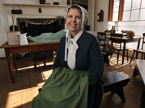 Janet Cobban, the curator of the John R. Park Homestead for the last 27 years, is retiring this month. She is shown at the Harrow, ON. location on Wed. Nov. 5, 2014. (DAN JANISSE/The Windsor Star)