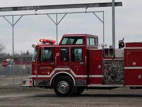 Tecumseh Fire Services responded to Bonduelle plant on Tecumeh Road East near Lacasse Blvd. Wednesday December 9, 2014.  (NICK BRANCACCIO/The Windsor Star)