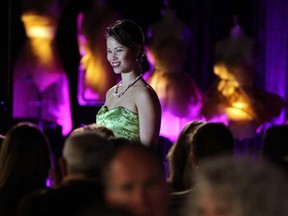 Models wear fashion created by St. Clair College Fashion Design Technician Program students during a well-produced Under Construction Fashion Show held at Sportsplex Thursday December 11, 2014.  (NICK BRANCACCIO/The Windsor Star)