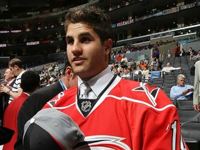 Ex-Spit Justin Shugg was drafted in the fourth round by the Carolina Hurricanes at the 2010 NHL Entry Draft at the Staples Center in Los Angeles. (Photo by Bruce Bennett/Getty Images)