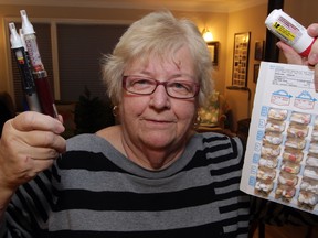 LASALLE, ONT. - Sharon Mueller already has enough medical issues to worry about, now she has to travel to have surgery wound treated following a reduction in home-care nursing by CCAC Friday, Nov. 28, 2014. (NICK BRANCACCIO/The Windsor Star)