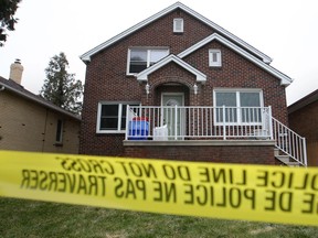 The duplex residence at 1564-1566 Benjamin Ave. where the body of Cassandra Kaake was found on Dec. 11, 2014. (Dax Melmer / The Windsor Star)