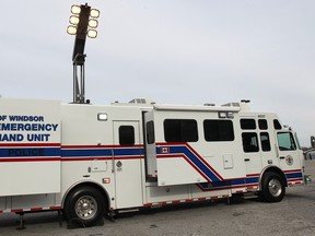 Windsor police and fire departments have a new shared mobile command unit that does the job and saves the taxpayer money.  (DAN JANISSE/The Windsor Star)