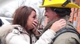 Lyndi Meloche and her fiancé Corey Vultaggio from the video made of Vultaggio proposing to her in Kingsville on Dec.5, 2014.