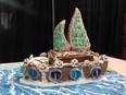 This gingerbread boat built by staff at Colchester Ridge Estate Winery will be on display during the weekend's Gingerbread Trail event on Saturday, Dec. 6. The open house involves wineries, retailers and restaurants along County Road 50. (Photo courtesy Michelle Turnbull)