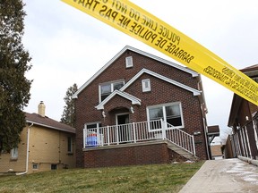 The duplex residence at 1566 Benjamin Ave. where a 31-year-old woman was found dead on Dec. 11, 2014. (Dan Janisse / The Windsor Star)