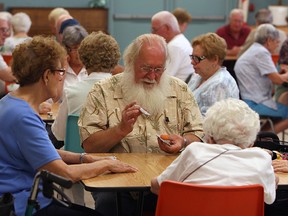 In this file photo, seniors play cards at the Centre for Seniors in Windsor on Thursday, July 13, 2012.  (The Windsor Star / TYLER BROWNBRIDGE)